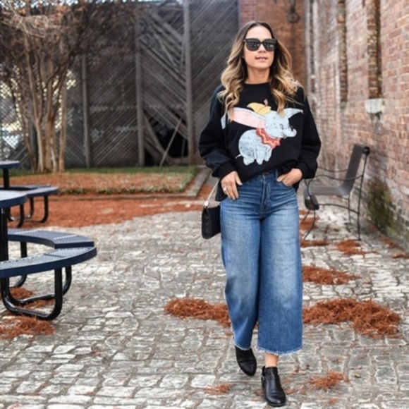 Zara Dumbo Disney Cartoon Sweatshirt 